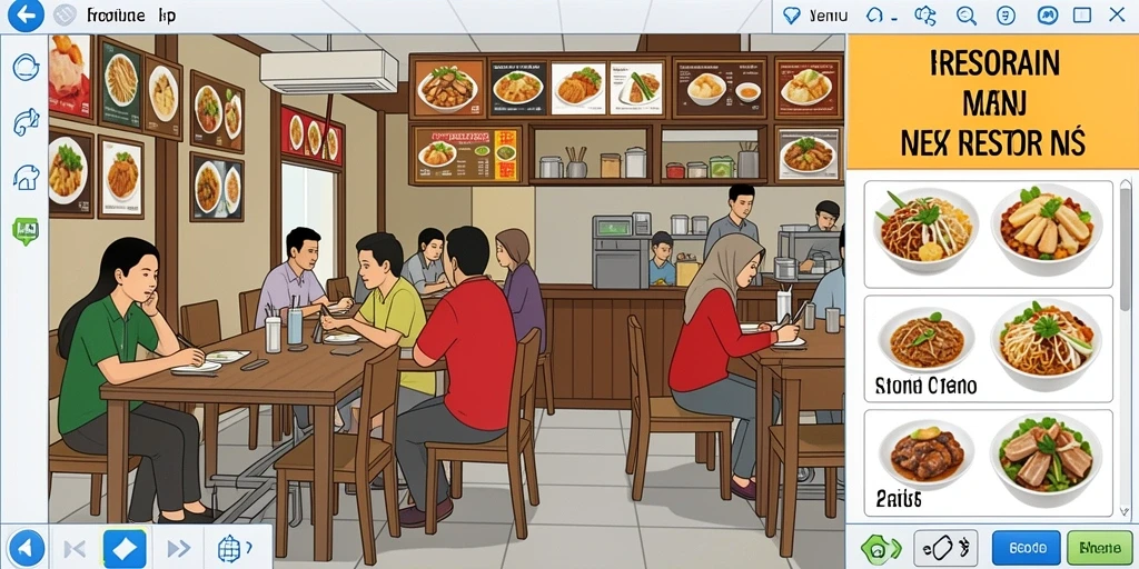 Screenshot karakter unik di dalam JKT8.